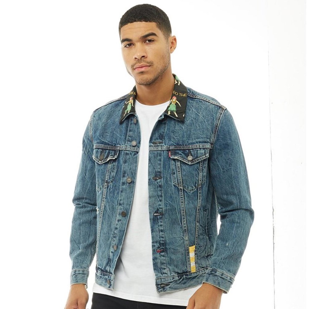 Levi's Trucker Jacket w hula collar
